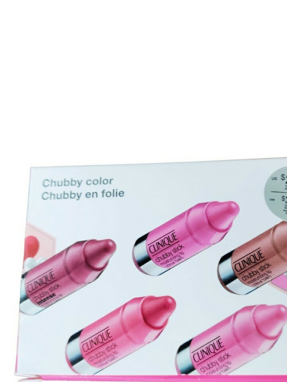 Clinique Chubby Color Stick Set Of 5 Intense Lip Multi